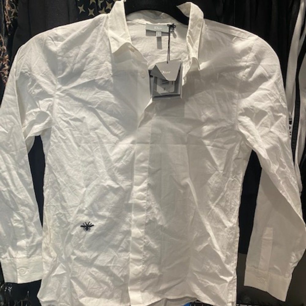 Kids Christian Dior Unisex Shirt. Size 10. Never worn and tags attached.